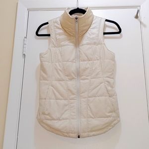 The North Face Cream Vest with Pockets